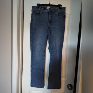 St. John's Bay Medium Wash Straight Leg Denim Jeans Size 12